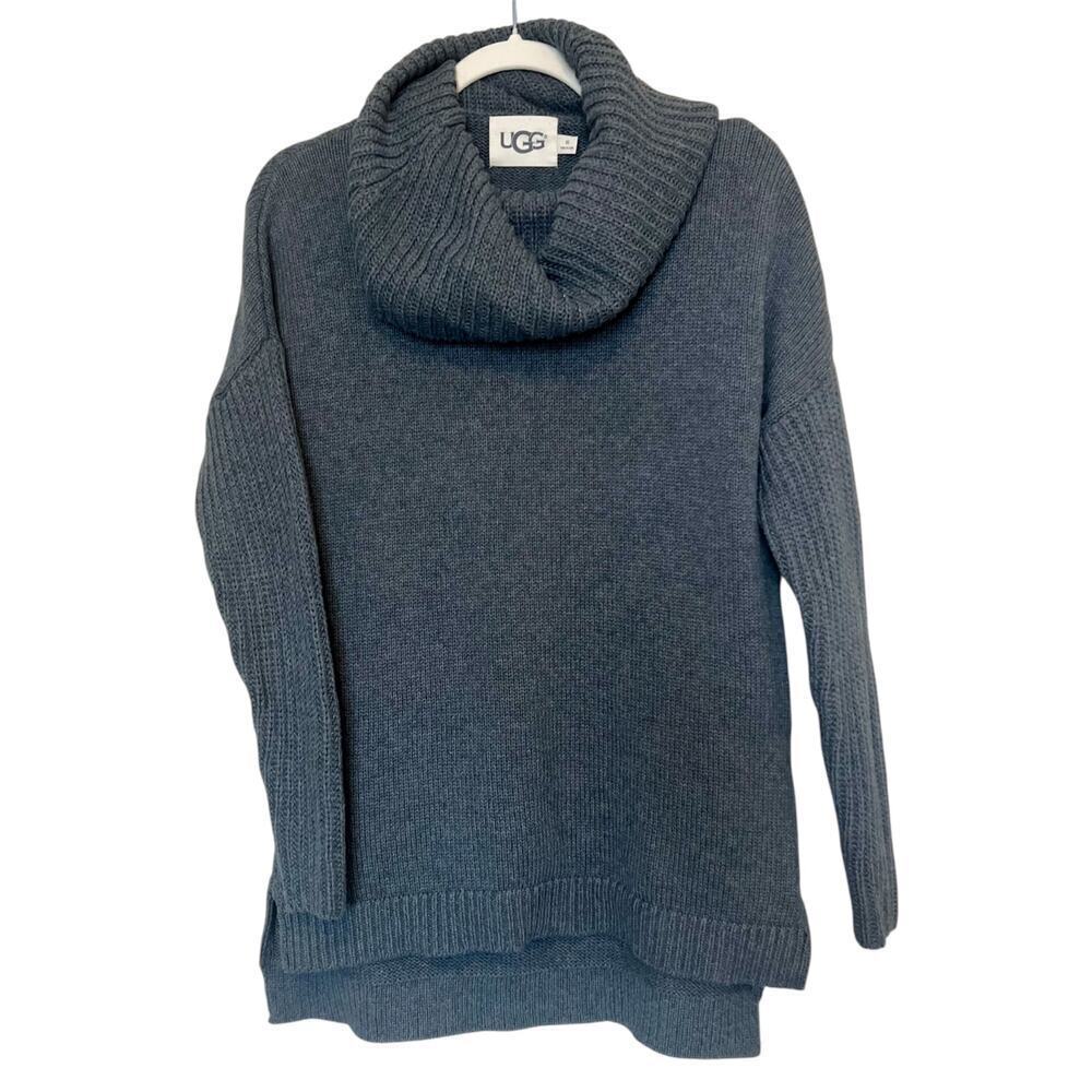 Ugg Knit Funnel Neck Sweater Gray Size XS Womens